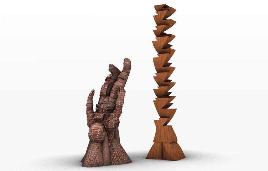 Helix, sculpture
